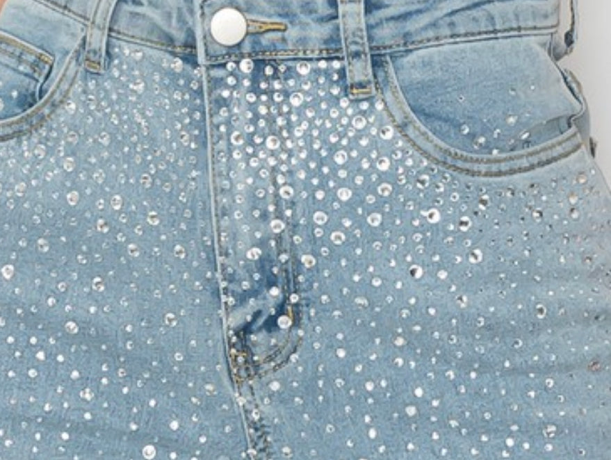 Crystal Denim Jeans (Skinny Leg) 💎